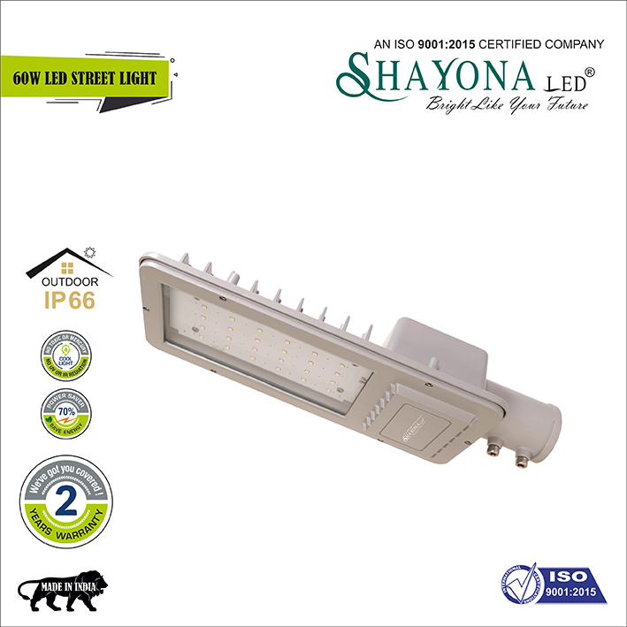 Shayona LED street light frame model 60 watts